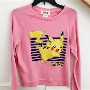 Cute pink Pokémon pikachu sweater
